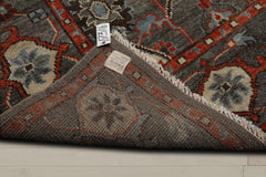 Multi Size Gray Ivory Pink Color Hand Knotted Turkish Oushak Wool Traditional Oriental Rug