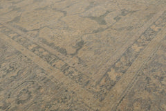 Knotted Rug Beige Gray Hand Knotted 5'x7' Tibetan Transitional 100% Wool Oriental Area Rug