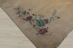 Palace Ivory, Turquoise, Red Color Hand Knotted 100% Wool Traditional Oriental Rug