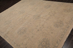 8x10 Gray, Beige, Color Hand Knotted Tibetan 100% Wool Transitional Oriental Rug