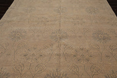8x10 Gray, Beige, Color Hand Knotted Tibetan 100% Wool Transitional Oriental Rug