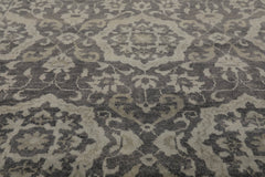 4x6 Gray, , Color Hand Knotted 100% Wool Transitional Oriental Rug