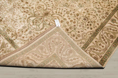 6x9 Beige, Brown, Multi Color Hand Knotted 100% Wool Traditional Oriental Rug