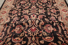 8x10 Charcoal, Beige, Rust Color Hand Knotted Peshawar 100% Wool Traditional Oriental Rug