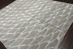 8x10 Tone on Tone Gray, , Color Hand Knotted 100% Wool Modern Oriental Rug
