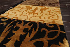 Runner Multicolor, , Color Hand Knotted Wool Modern Oriental Rug