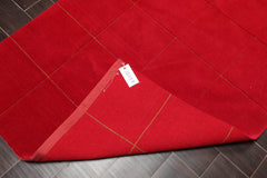 4x6 Red, Gold, Color Hand Knotted Tibetan 100% Wool Traditional Oriental Rug
