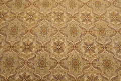 10x14 Tan, Gray, Beige Color Hand Knotted Peshawar 100% Wool Traditional Oriental Rug