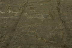 Knotted Rug Moss Tone on Tone Hand Knotted 9'x12' Modern Contemporary Tibetan 100% Wool Oriental Area Rug
