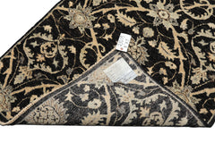 3x5 Charcoal, Beige, Gray Color Hand Knotted Indo Persian Wool Transitional Oriental Rug