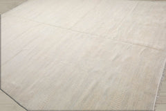 10x14 Beige, Gray, Color Hand Knotted 100% Wool Modern Oriental Rug