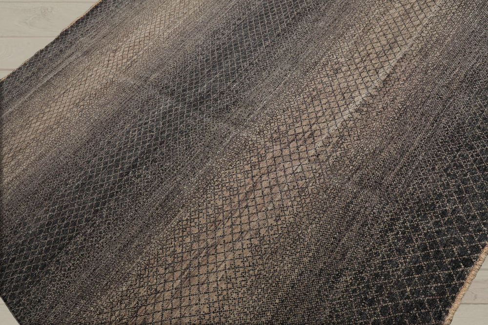 8x10 Gray, Beige, Color Hand Knotted 100% Wool Modern Oriental Rug