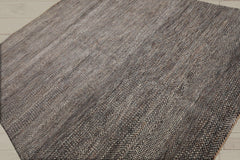 8x10 Ivory, Gray, Brown Color Hand Knotted 100% Wool Modern Oriental Rug