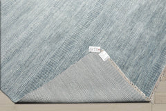 Multi Size Gray Blue White Color Hand Knotted Wool & Silk Modern Oriental Rug