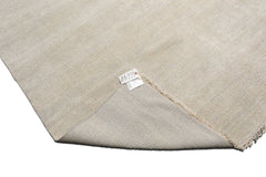 Knotted Rug Beige Gray Hand Knotted Multi Size Wool and Silk Grass Modern Rugs