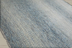 9x12 Beige, Gray, Blue Color Hand Knotted 100% Wool Modern Oriental Rug