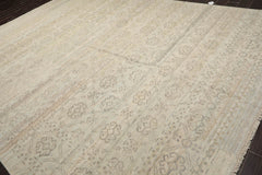 Multi Size Gray Beige Color Hand Knotted Oushak Wool Traditional Oriental Rug