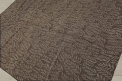 6x9 Taupe, Gray, Color Hand Knotted 100% Wool Transitional Oriental Rug