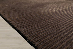 8x10 Brown, Beige, Color Hand Knotted Wool & Silk Contemporary Oriental Rug