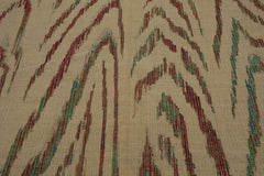 8x11 Beige, Brown, Cranberry Color Hand Knotted Peshawar 100% Wool Modern Oriental Rug