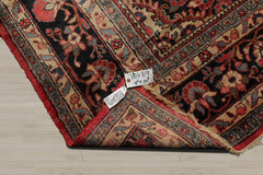 Palace Rose, Charcoal, Ivory Color Hand Knotted Lilihaan 100% Wool Traditional Oriental Rug