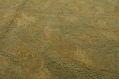 Knotted Rug Lime Light Gold Hand Knotted 6'x9' French Aubusson Savonnerie Asmara Traditional 100% Wool Oriental Area Rug