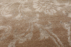 5x7 Beige, Camel, Gray Color Hand Knotted 100% Wool Traditional Oriental Rug