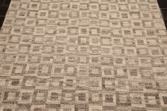 5x8 Beige, Brown, Color Hand Knotted Soumak 100% Wool Modern Oriental Rug