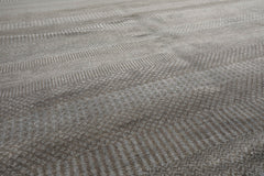 8x10 Tone On Tone Gray, , Color Hand Knotted Tibetan 100% Wool Modern & Contemporary Oriental Rug