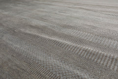 8x10 Tone On Tone Gray, , Color Hand Knotted Tibetan 100% Wool Modern & Contemporary Oriental Rug