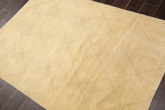 4x6 Pistacchio, Beige, Color Hand Knotted 100% Wool Modern Oriental Rug