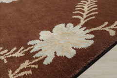 3x5 Brown, Beige, Blue Color Hand Knotted 100% Wool Traditional Oriental Rug