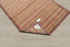 4x6 Sage, Taupe, Coral Color Hand Knotted Tibetan 100% Wool Modern & Contemporary Oriental Rug