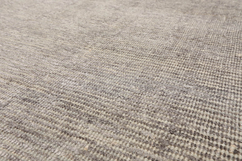 5x8 Taupe, Ivory, Color Hand Knotted 100% Wool Modern & Contemporary Oriental Rug