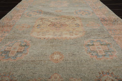 3x5 Sea Foam, Blush, Beige Color Hand Knotted Afghan Oushak 100% Wool Traditional Oriental Rug