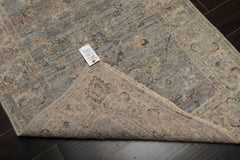 3x5 Gray, Beige, Taupe Color Hand Knotted Oushak 100% Wool Traditional Oriental Rug