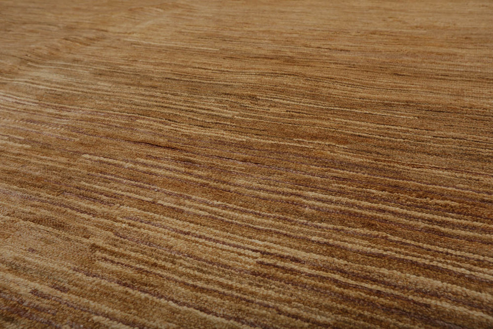 6x9 Tone on tone Gold, , Color Hand Knotted Tibetan Sherpa 100% Wool Modern Oriental Rug