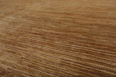 6x9 Tone on tone Gold, , Color Hand Knotted Tibetan Sherpa 100% Wool Modern Oriental Rug