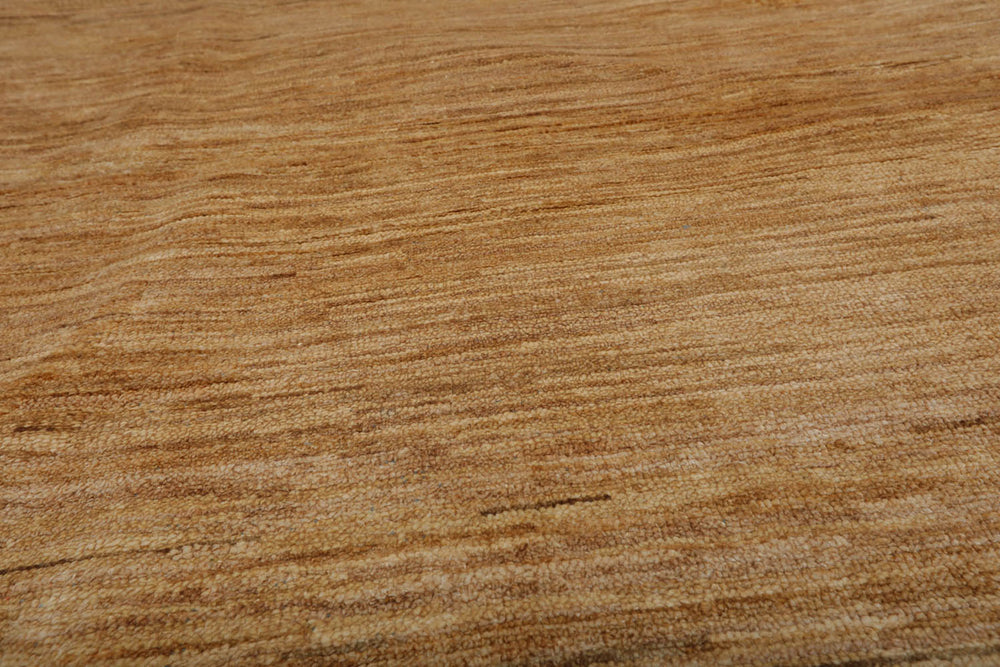 6x9 Tone on tone Gold, , Color Hand Knotted Tibetan Sherpa 100% Wool Modern Oriental Rug
