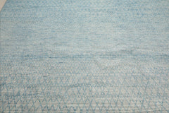 9x12 Ivory, Aqua, Color Hand Knotted Wool Contemporary Oriental Rug