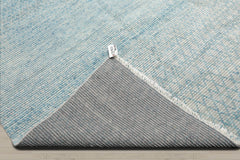 9x12 Ivory, Aqua, Color Hand Knotted Wool Contemporary Oriental Rug
