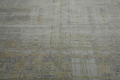 Knotted Rug Blue Green Hand Knotted Multi Size Wool and Silk Sherpa Modern Contemporary Rugs