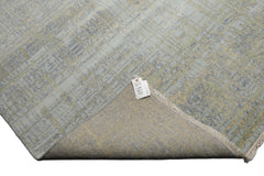 Knotted Rug Blue Green Hand Knotted Multi Size Wool and Silk Sherpa Modern Contemporary Rugs