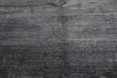 8x11 Gray, Slate, Color Hand Knotted Tibetan 100% Wool Modern Oriental Rug