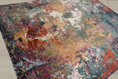 8x10 Beige, Tan, Brown Color Hand Knotted Tibetan Wool & Silk Modern Oriental Rug