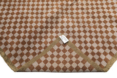 5x7 Gray, Brown, Sage Color Hand Knotted Tibetan Wool & Silk Moden & Contemporary Oriental Rug