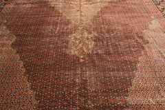 12x18 Black, Rust, Rose Color Hand Knotted Sino Persian Wool & Silk Traditional Oriental Rug
