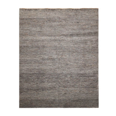 8x10 Ivory, Gray, Brown Color Hand Knotted 100% Wool Modern Oriental Rug