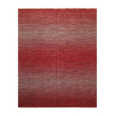 8x10 Red, Gray, Beige Color Hand Knotted 100% Wool Modern Oriental Rug