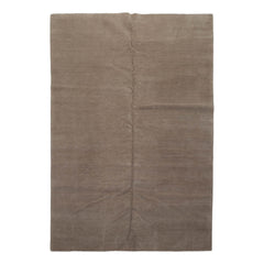 6x9 Tone on Tone Taupe, , Color Hand Knotted Wool & Silk Modern Oriental Rug
